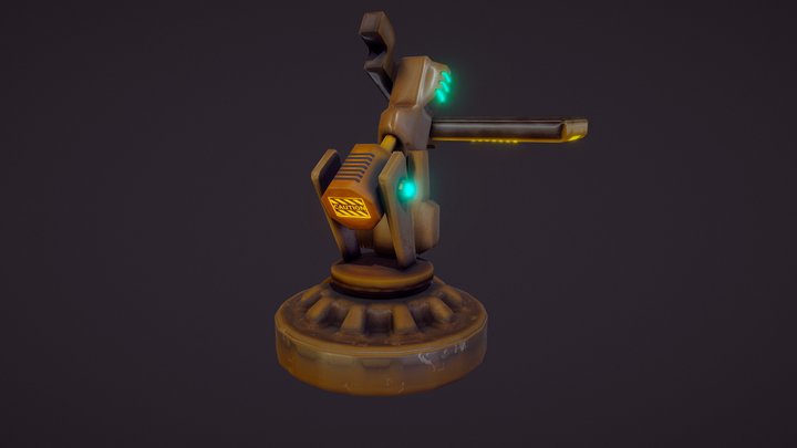 Crane Arm 3D Model