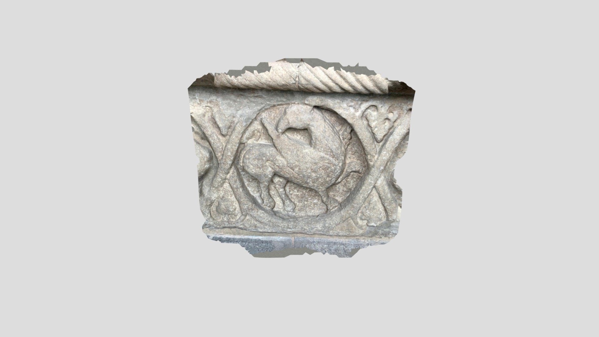 Fragment de la Portalada del monestir de Ripoll