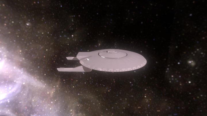 Atlas-B Class heavy explorer 3D Model