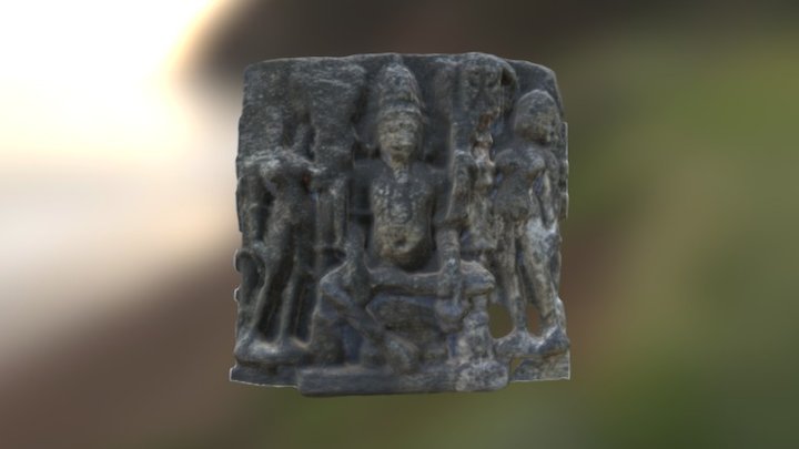 Sculpture at Ukhimath Temple