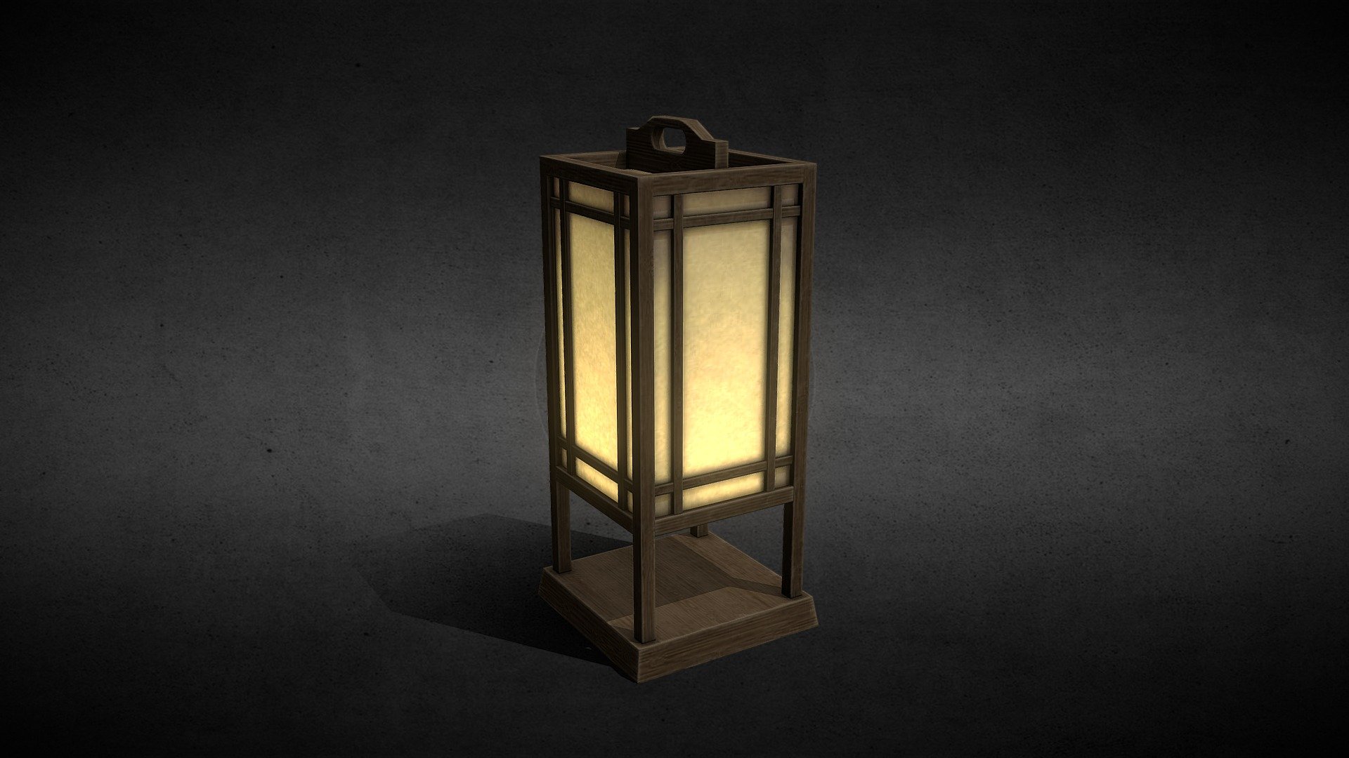 Old Japanese Lamp : Andon