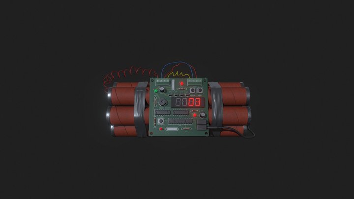 Time Bomb 3D Model