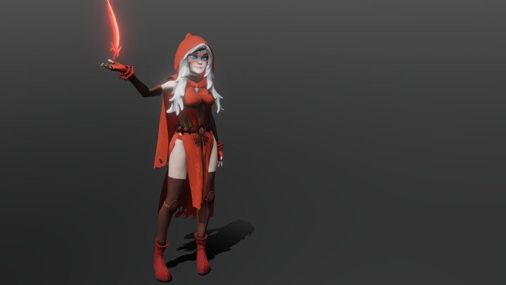 Red Witch 3D Model