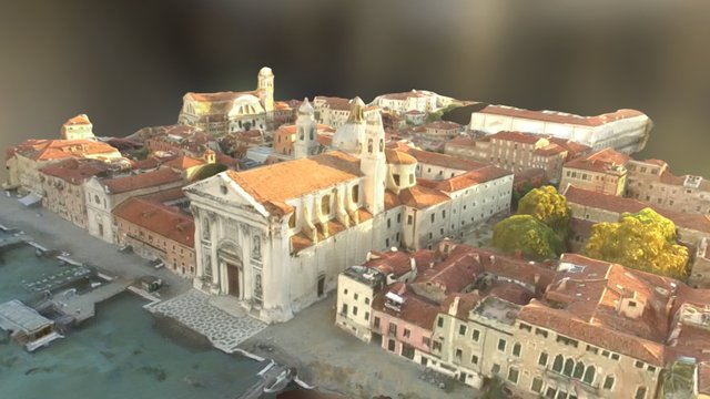 Santa Maria del Rosario, Venice, Italy 3D Model