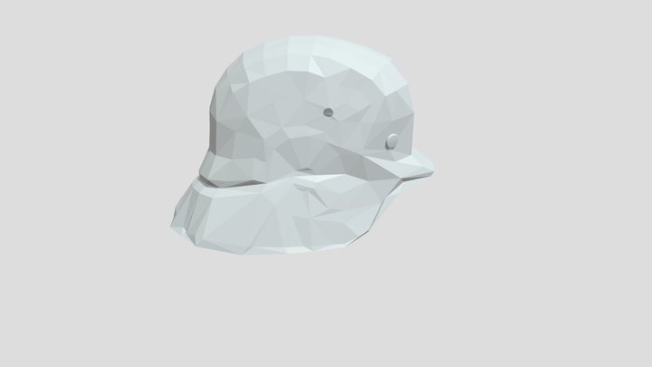 German Luftwaffe Helmet - David Althiser 3D Model