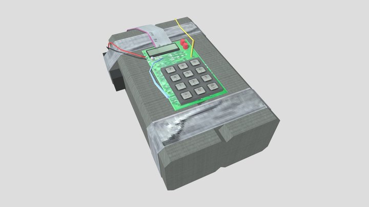 C4 Explosive – Gratis 3D-model STL