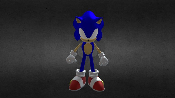 sonic 3D Model