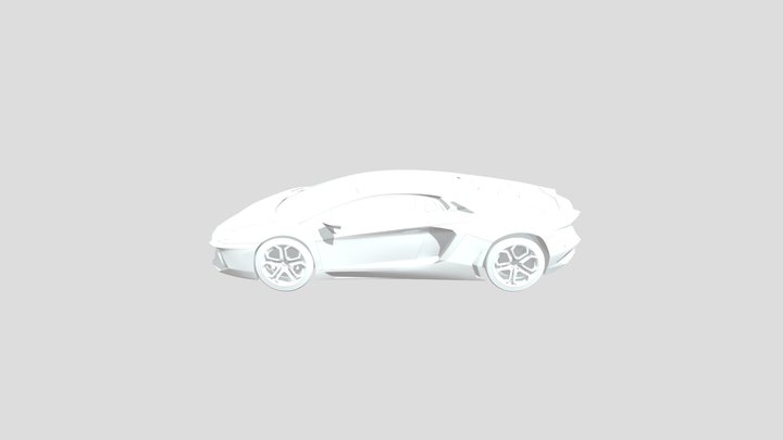Lamborgini Aventador 3D Model