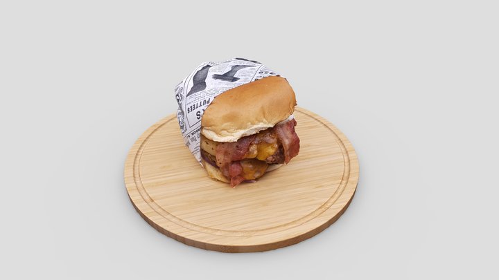 Big Kahuna Burger 3D Model