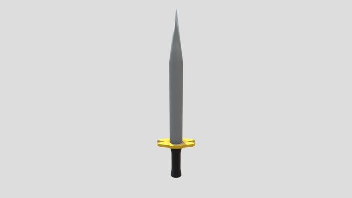 training dagger 3D Model