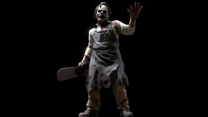 Leather face from Texas chainsaw massacre 3D Model