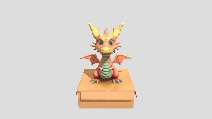 Eastern Dragon 3D Model