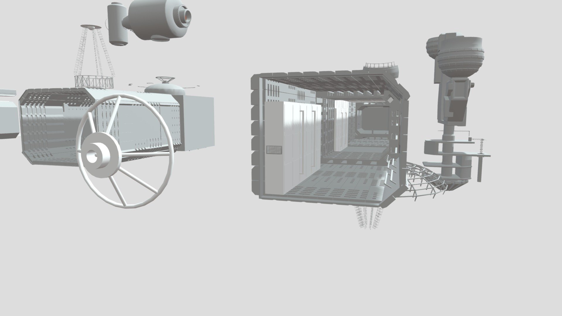 Diplom Blokihg SPACE STATION mk