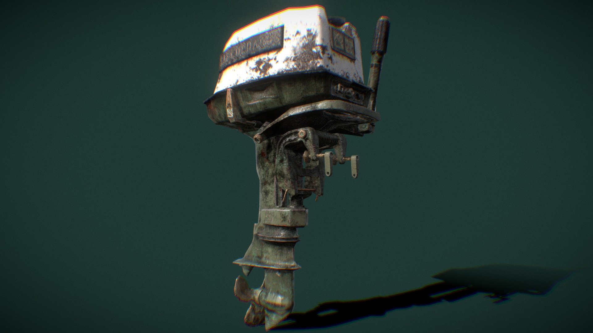 Outboard Motor, Vintage cca 1964 3D model by Crack Sparrow Capt. (VR