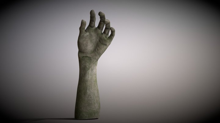 Stone hand 3D Model