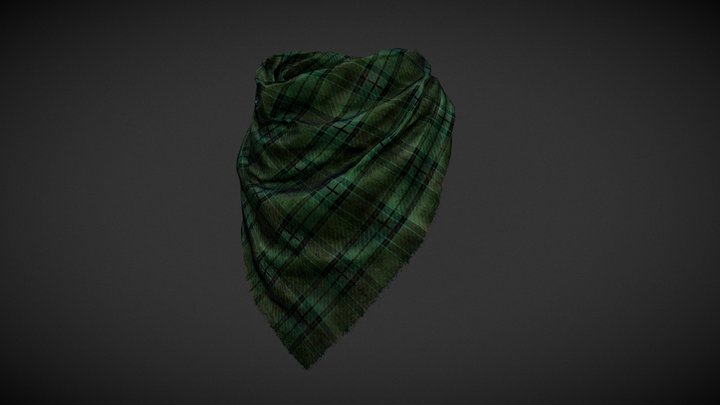 Casual scarf 3D Model