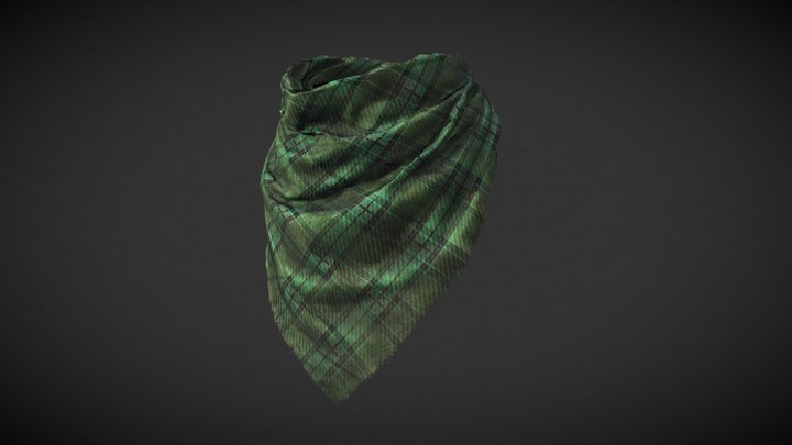 Casual scarf 3D Model