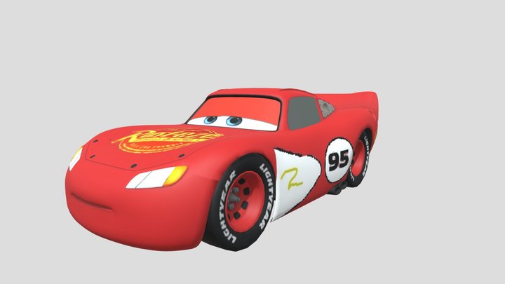Lightning McQueen RS 3D Model
