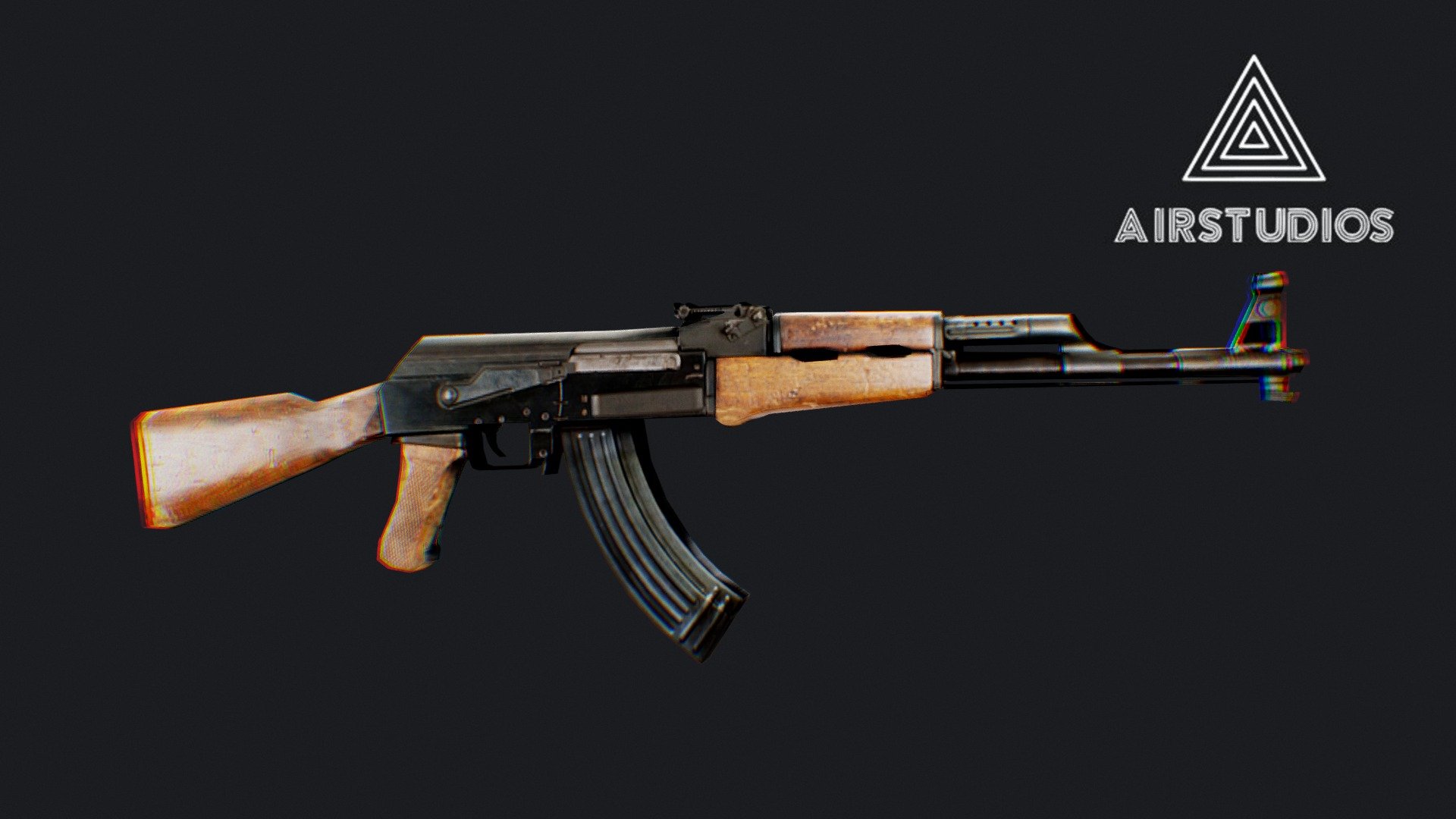 Ak47 Gun Low Poly - Buy Royalty Free 3D model by AirStudios ...