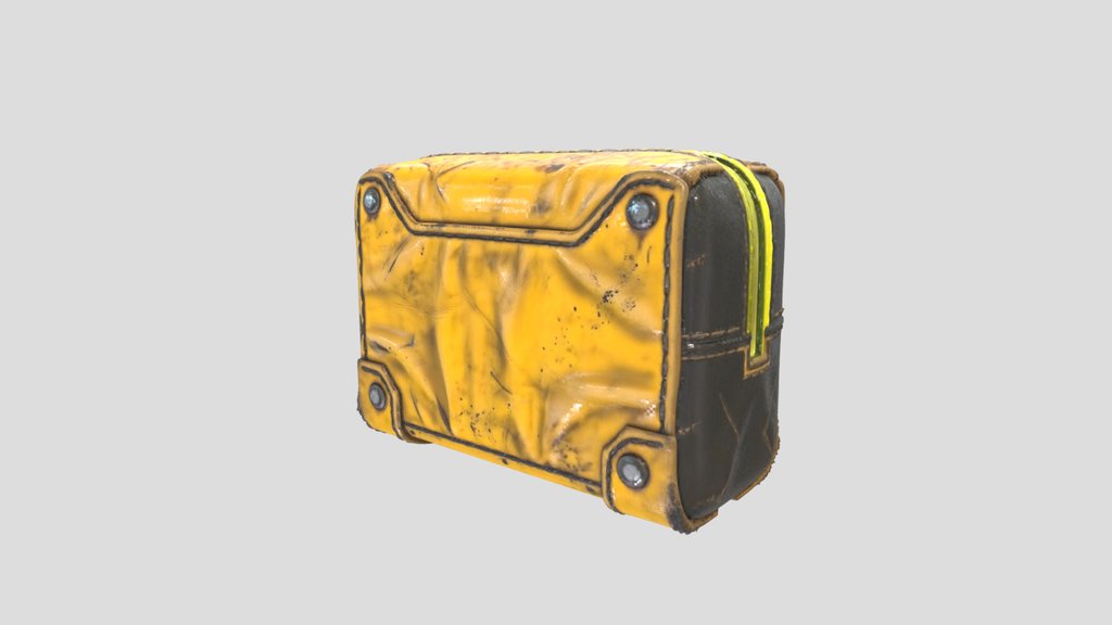Futuristic Cyberpunk Ammo Pouch