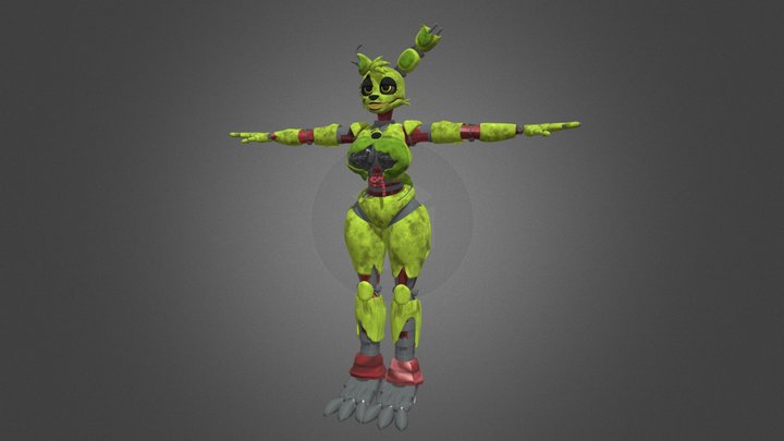 Spring Sarah 3D Model