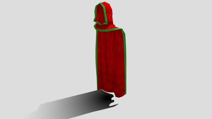 Cloack_Game ready 3D Model