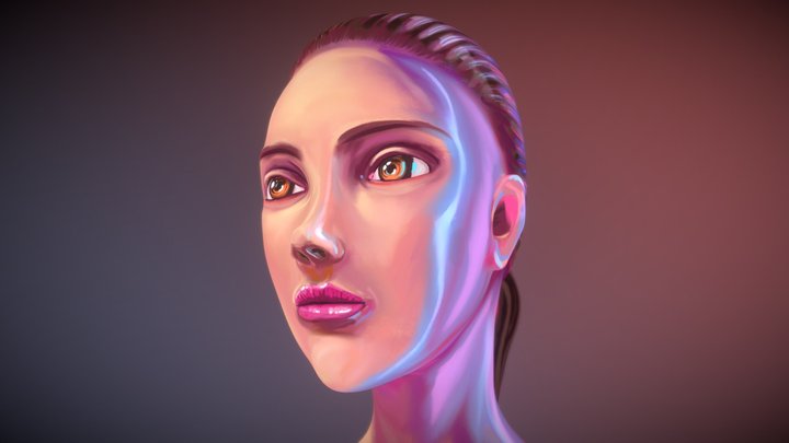 Woman Portrait 3D Model