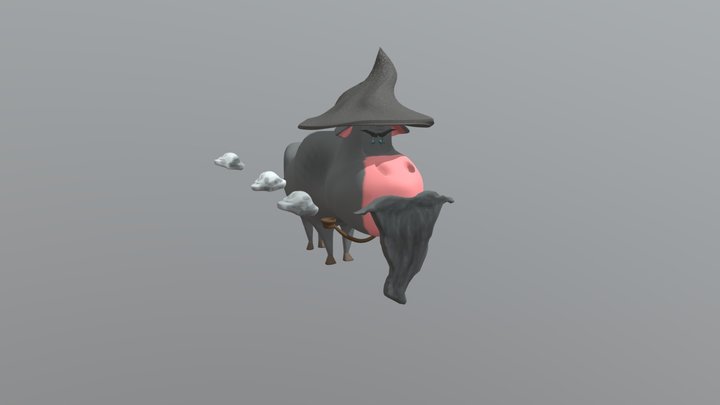 Weather Cows Prompt (Wizard Cow) 3D Model
