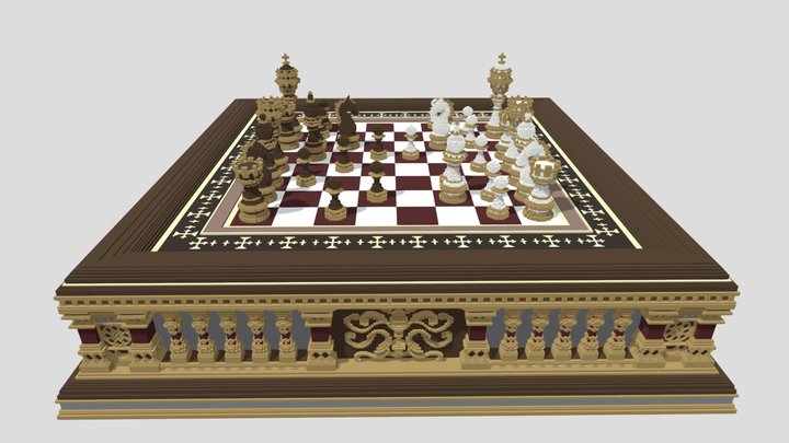 3d Chess.obj 3D Model