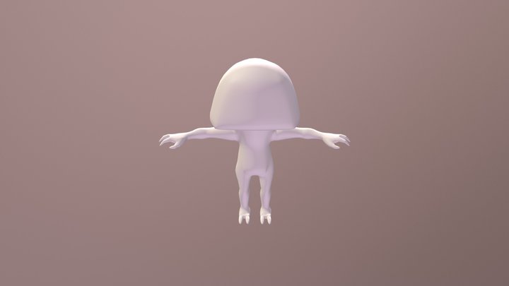 Mushroom man 3D Model