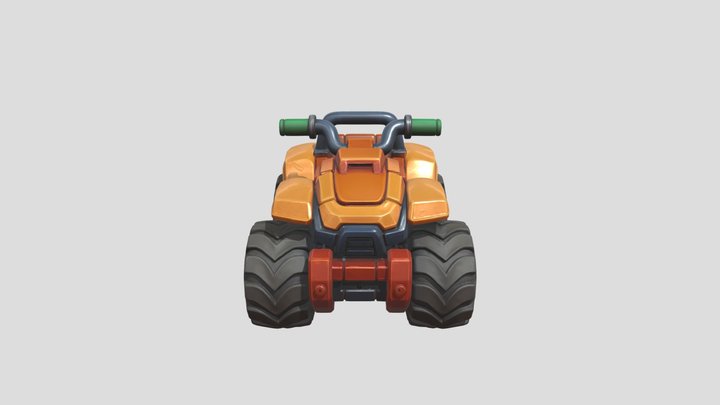 Stylized Car Advanced Model Ship Asset