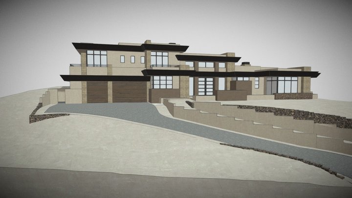Custom Residence - Firerock Country Club 3D Model