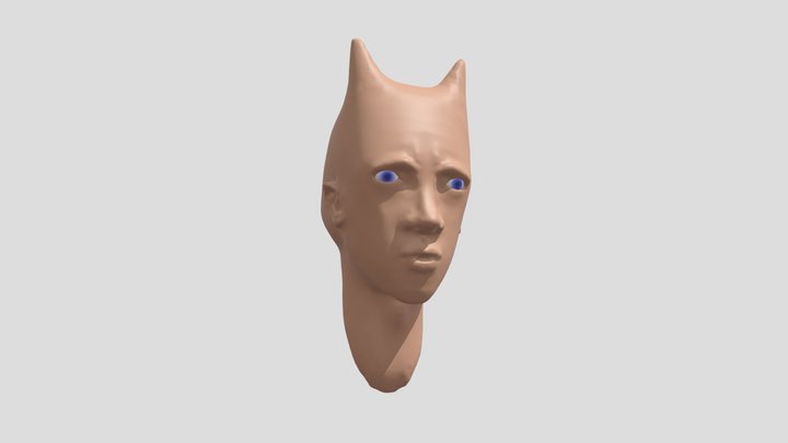 Guy with horns 3D Model