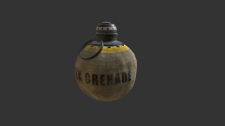 Semtex Grenade 3D Model