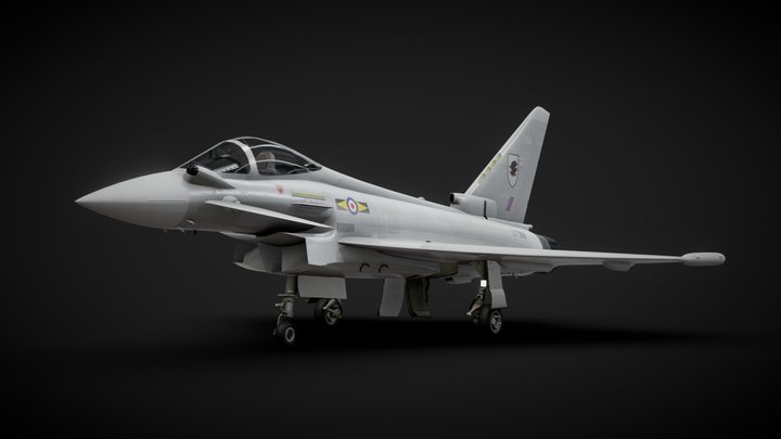 Eurofighter Typhoon 3D Model