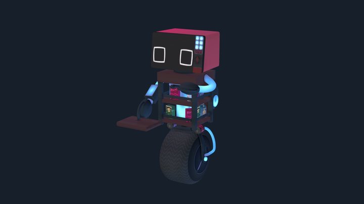 Robert the Kitchenware Robot 3D Model