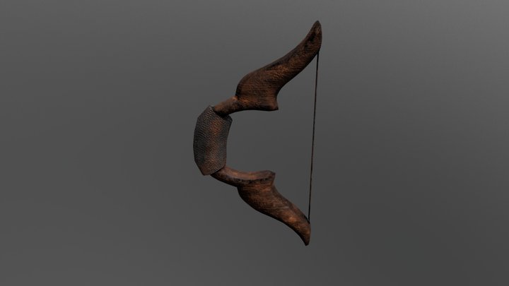 Tribal Bow 3D Model