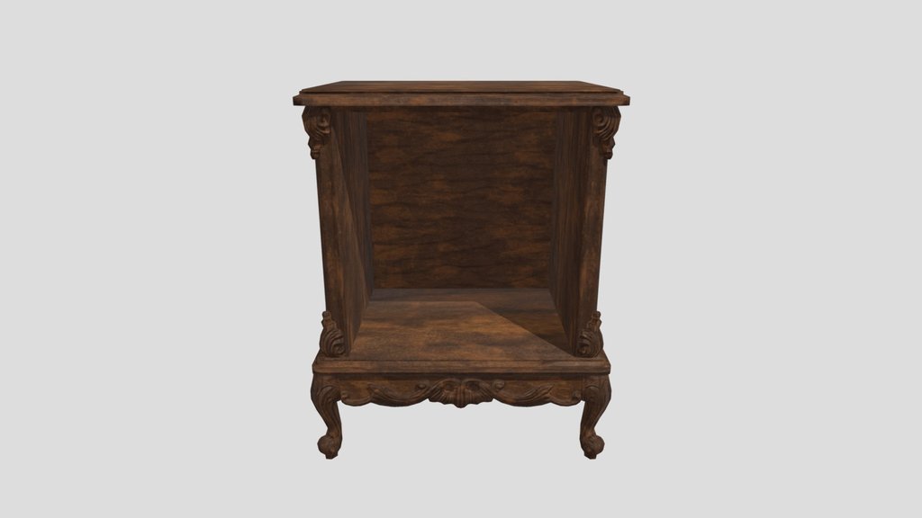 Bright Brown Classic Nightstand