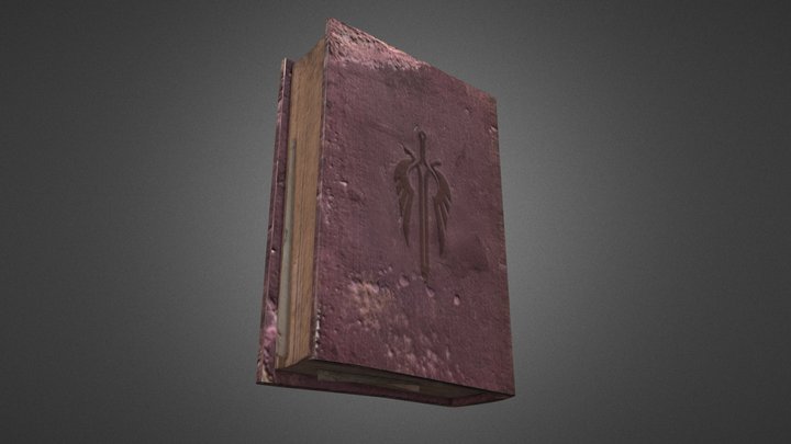 Vintage Book A301 3D Model