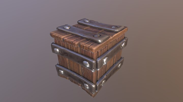 Box Stylized 3D Model