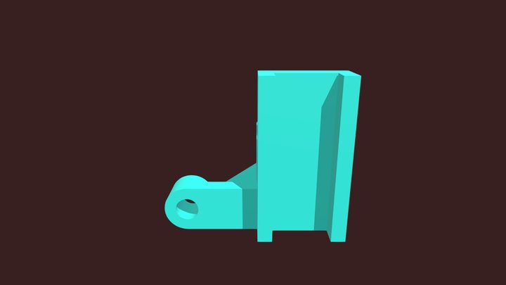 Mechanical Support Bracket with Pin Joint – Free 3D Model STL