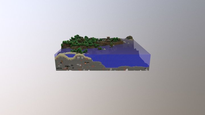 Minecraft world 3D Model