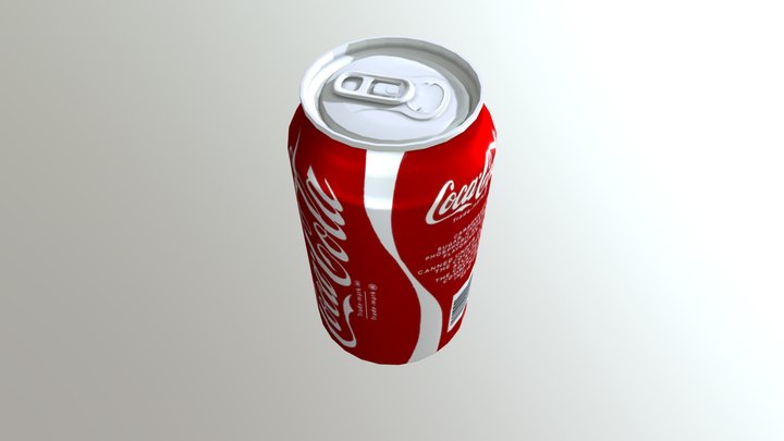 3D Coke Can 3D Model