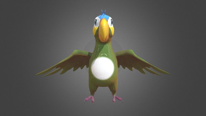 pierre_parrot_redesign 3D Model
