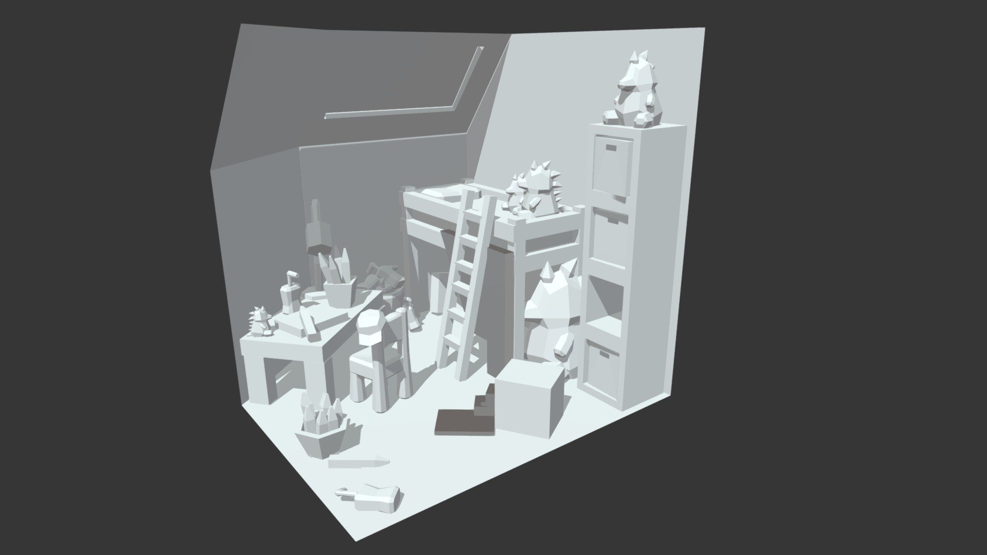 Blockout - 3D model by Matteo Houvenaghel (@MatteoHouvenaghel) [0f74146 ...