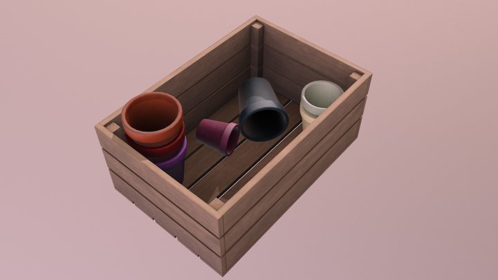 Gardeners Pots 3D Model