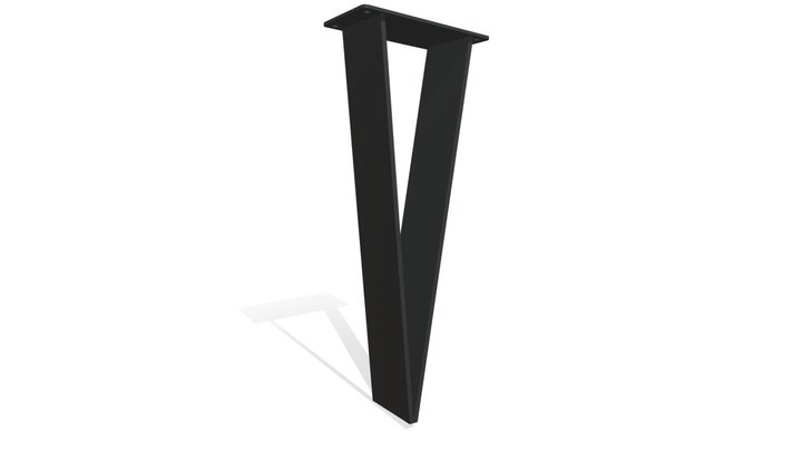 pied pic étroit H40 3D Model