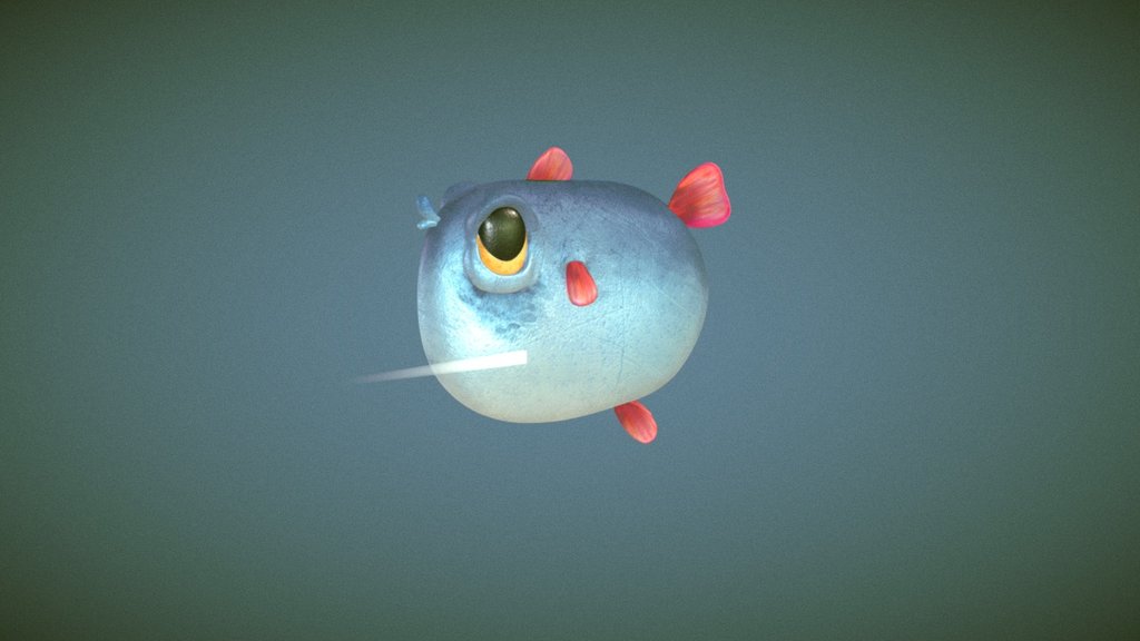 blobby fish animation - 3D model by Arjen Klaverstijn (@)  [0f754dc]