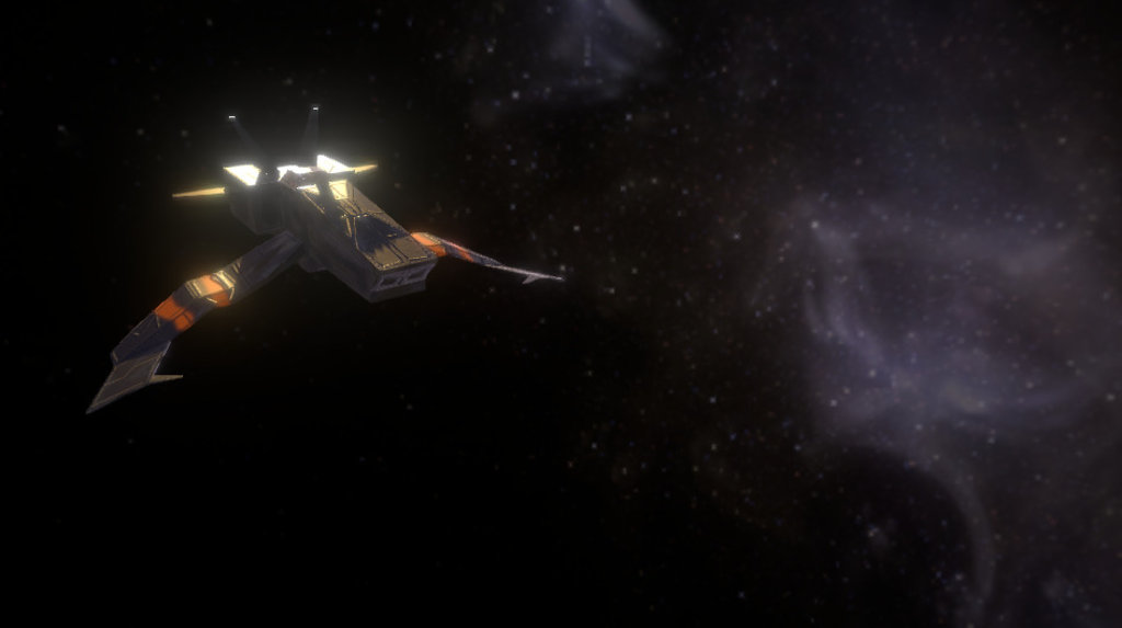 Space Warfare Fighter — Sketchfab embed 3D viewer