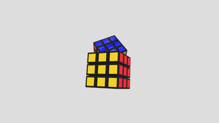 Rubiks Cube 3D Model